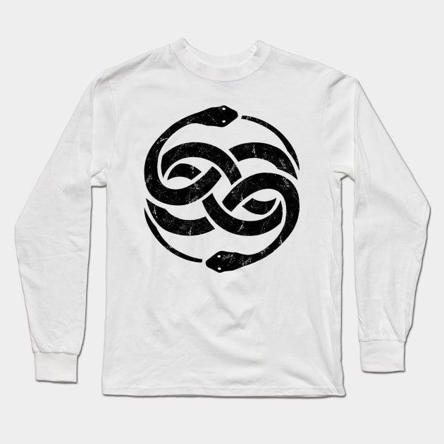 The NeverEnding Story Snake Symbol Long Sleeve T-Shirt by Bukeater